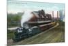 Sayre, Pennsylvania - Lehigh Valley Railroad Station-Lantern Press-Mounted Art Print