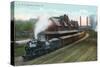 Sayre, Pennsylvania - Lehigh Valley Railroad Station-Lantern Press-Stretched Canvas