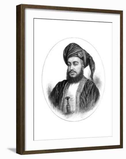 Sayyid Barghash Bin Said, Sultan of Zanzibar, 1875-null-Framed Giclee Print