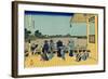 Sazai Hall - 500 Rakan Temples, c.1830-Katsushika Hokusai-Framed Giclee Print