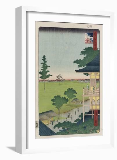 Sazai Hall, Five Hundred Raken (Temple)-Hashiguchi Goyo-Framed Giclee Print