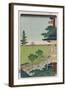 Sazai Hall, Five Hundred Raken (Temple)-Hashiguchi Goyo-Framed Giclee Print