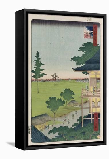 Sazai Hall, Five Hundred Raken (Temple)-Hashiguchi Goyo-Framed Stretched Canvas