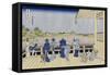 Sazai Hall of Five-Hundred-Rakan Temple-Katsushika Hokusai-Framed Stretched Canvas