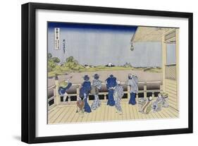 Sazai Hall of Five-Hundred-Rakan Temple-Katsushika Hokusai-Framed Giclee Print