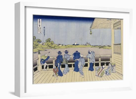 Sazai Hall of Five-Hundred-Rakan Temple-Katsushika Hokusai-Framed Giclee Print