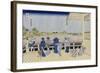 Sazai Hall of Five-Hundred-Rakanji Temple-Katsushika Hokusai-Framed Giclee Print