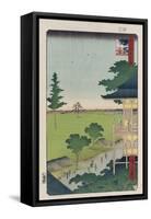 Sazai Hall-Utagawa Hiroshige-Framed Stretched Canvas