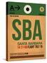 SBA Santa Barbara Luggage Tag I-NaxArt-Stretched Canvas