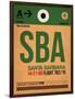 SBA Santa Barbara Luggage Tag I-NaxArt-Framed Art Print