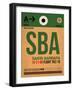SBA Santa Barbara Luggage Tag I-NaxArt-Framed Art Print