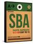 SBA Santa Barbara Luggage Tag I-NaxArt-Framed Stretched Canvas