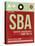 SBA Santa Barbara Luggage Tag II-NaxArt-Stretched Canvas