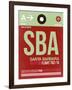 SBA Santa Barbara Luggage Tag II-NaxArt-Framed Art Print