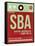 SBA Santa Barbara Luggage Tag II-NaxArt-Framed Stretched Canvas