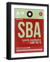 SBA Santa Barbara Luggage Tag II-NaxArt-Framed Art Print