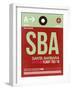 SBA Santa Barbara Luggage Tag II-NaxArt-Framed Art Print