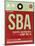 SBA Santa Barbara Luggage Tag II-NaxArt-Mounted Art Print