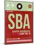 SBA Santa Barbara Luggage Tag II-NaxArt-Mounted Art Print