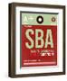 SBA Santa Barbara Luggage Tag II-NaxArt-Framed Art Print