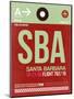 SBA Santa Barbara Luggage Tag II-NaxArt-Mounted Art Print