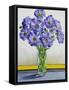 Scabious with Yellow Band-Christopher Ryland-Framed Stretched Canvas