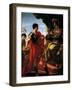 Scaevola before Porsenna-Giovanni Antonio Pellegrini-Framed Giclee Print