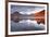 Scafell Range across Reflective Waters of Wast Water, Lake District Nat'l Pk, Cumbria, England, UK-Julian Elliott-Framed Photographic Print