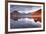 Scafell Range across Reflective Waters of Wast Water, Lake District Nat'l Pk, Cumbria, England, UK-Julian Elliott-Framed Photographic Print