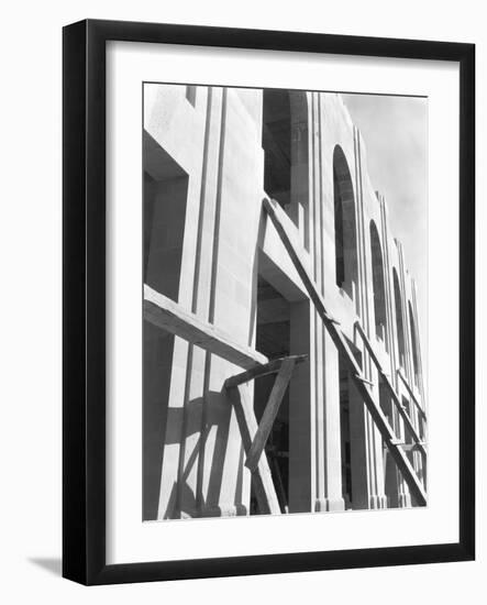 Scaffold at the Stadium, Mexico City, 1927-Tina Modotti-Framed Photographic Print