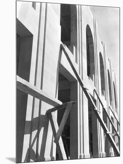 Scaffold at the Stadium, Mexico City, 1927-Tina Modotti-Mounted Photographic Print