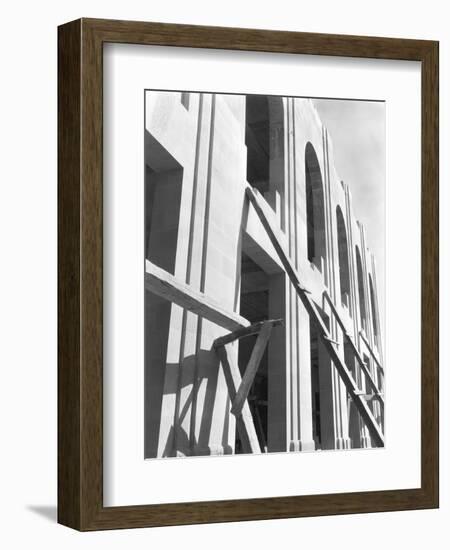 Scaffold at the Stadium, Mexico City, 1927-Tina Modotti-Framed Photographic Print