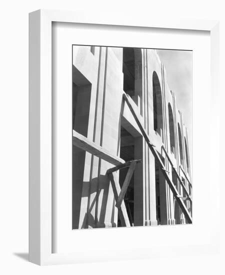 Scaffold at the Stadium, Mexico City, 1927-Tina Modotti-Framed Photographic Print