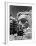 Scaffolding around Head of Abraham Lincoln, Partially Sculptured During Mt. Rushmore Construction-Alfred Eisenstaedt-Framed Photographic Print