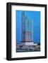 Scaffolding Covering Statue of Liberty-null-Framed Photographic Print