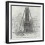 Scaffolding for Sawing the Base of the Column in the Place Vendome-null-Framed Giclee Print