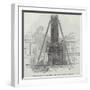 Scaffolding for Sawing the Base of the Column in the Place Vendome-null-Framed Giclee Print