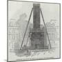 Scaffolding for Sawing the Base of the Column in the Place Vendome-null-Mounted Giclee Print