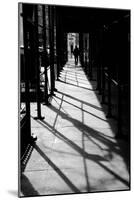 Scaffolding Shadows NYC-null-Mounted Photo