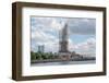 Scaffolding Surrounding the Statue of Liberty-null-Framed Photographic Print