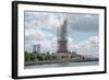 Scaffolding Surrounding the Statue of Liberty-null-Framed Photographic Print
