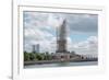 Scaffolding Surrounding the Statue of Liberty-null-Framed Photographic Print