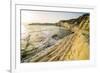 Scala Dei Turchi at Sunset, Realmonte, Agrigento, Sicily, Italy, Mediterranean, Europe-Matthew Williams-Ellis-Framed Photographic Print