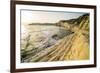 Scala Dei Turchi at Sunset, Realmonte, Agrigento, Sicily, Italy, Mediterranean, Europe-Matthew Williams-Ellis-Framed Photographic Print