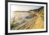 Scala Dei Turchi at Sunset, Realmonte, Agrigento, Sicily, Italy, Mediterranean, Europe-Matthew Williams-Ellis-Framed Photographic Print