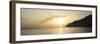 Scala Dei Turchi Silhouetted at Sunset, Realmonte, Agrigento, Sicily, Italy, Mediterranean, Europe-Matthew Williams-Ellis-Framed Photographic Print