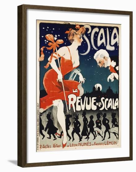 Scala, La Revue De La Scala-Jules-Alexandre Grün-Framed Giclee Print