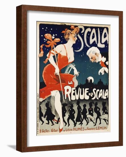 Scala, La Revue De La Scala-Jules-Alexandre Grün-Framed Giclee Print