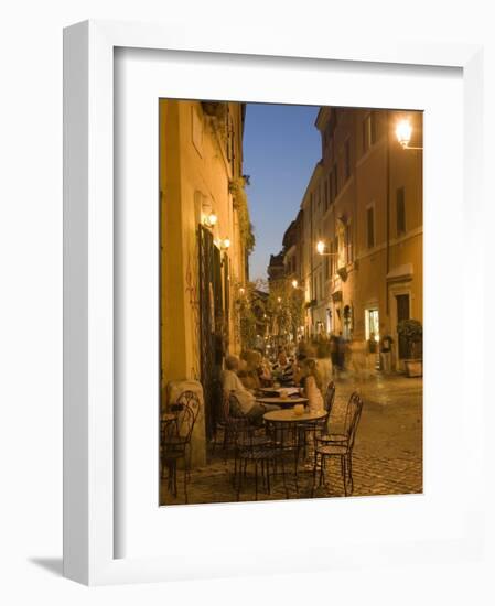 Scala Street, Trastevere, Rome, Lazio, Italy, Europe-Marco Cristofori-Framed Photographic Print