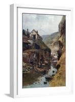 Scalby Beck-Ernest W Haslehust-Framed Art Print